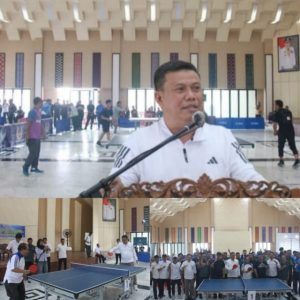 Turnamen Teknis Meja Antarinstansi, Wabup Katamso: Olahraga Mengajarkan Kita Disiplin, Kerja Keras dan Sportivitas 