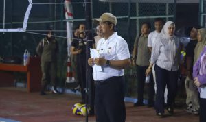 Siapkan Atlet Kejurprov 2027, Bupati Anwar Sadat Buka Turnamen Voli Antar Klub