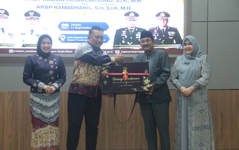 Pisah Sambut Kapolres Tanjabbar, Bupati: Sinergi Pemerintah dan Kepolisian Terus Diperkuat 