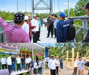 Kunker di Kuala Betara, Bupati Anwar Sadat Tinjau Infrastruktur dan Pendidikan 